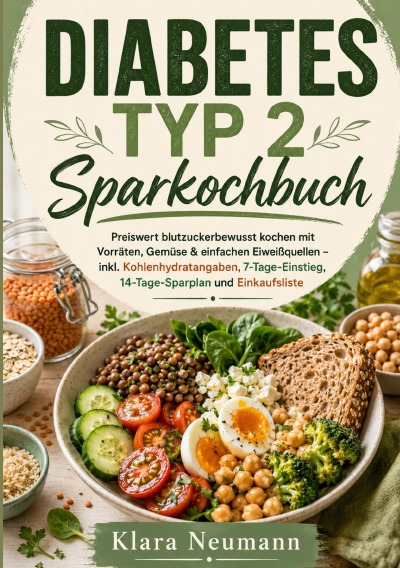 'Cover von Diabetes Typ 2 Sparkochbuch'-Cover