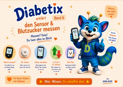 'Cover von Diabetix erklärt Sensor & Blutzucker messen'-Cover