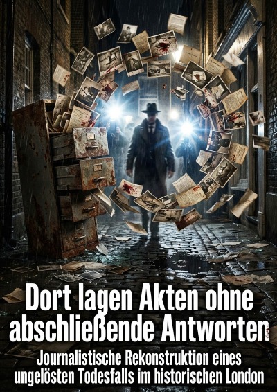 'Cover von Dort lagen Akten ohne abschließende Antworten'-Cover