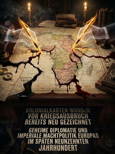 'Cover von Kolonialkarten wurden vor Kriegsausbruch bereits neu gezeichnet'-Cover
