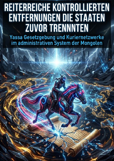 'Cover von Reiterreiche kontrollierten Entfernungen die Staaten zuvor trennten'-Cover