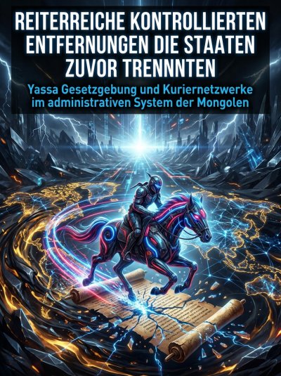 'Cover von Reiterreiche kontrollierten Entfernungen die Staaten zuvor trennten'-Cover