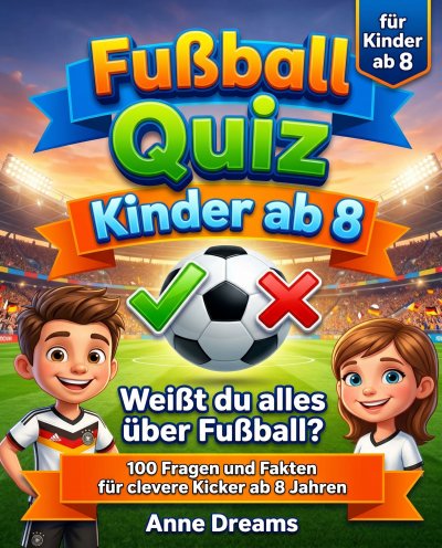 'Cover von Fussball Quiz Kinder ab 8'-Cover