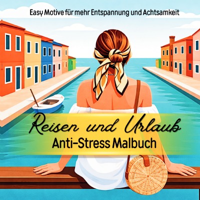 'Cover von Malbuch Reisen und Urlaub Antistress Ausmalen für mehr Entspannung und Achtsamkeit'-Cover