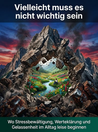 'Cover von Vielleicht muss es nicht wichtig sein'-Cover