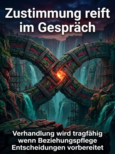 'Cover von Zustimmung reift im Gespräch'-Cover