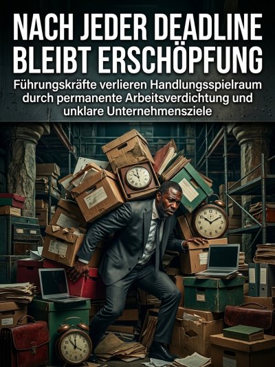 'Cover von Nach Jeder Deadline Bleibt Erschöpfung'-Cover