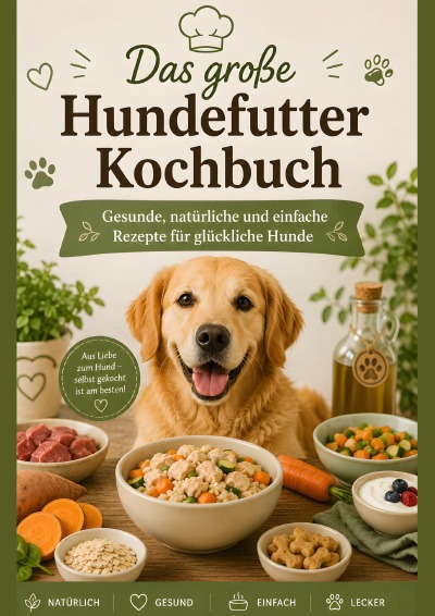 'Cover von Hundefutter Kochbuch'-Cover