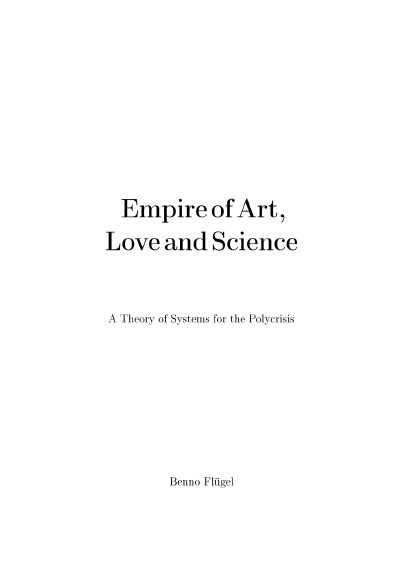 'Cover von Empire of Art, Love and Science – A Theory of Systems'-Cover