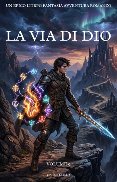 'Cover von La via di Dio:Un Epico LitRPG Fantasia Avventura Romanzo (Volume 9)'-Cover
