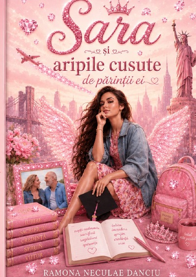 'Cover von Sara și aripile cusute de părinții ei'-Cover
