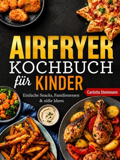 'Cover von Airfryer Kochbuch für Kinder'-Cover