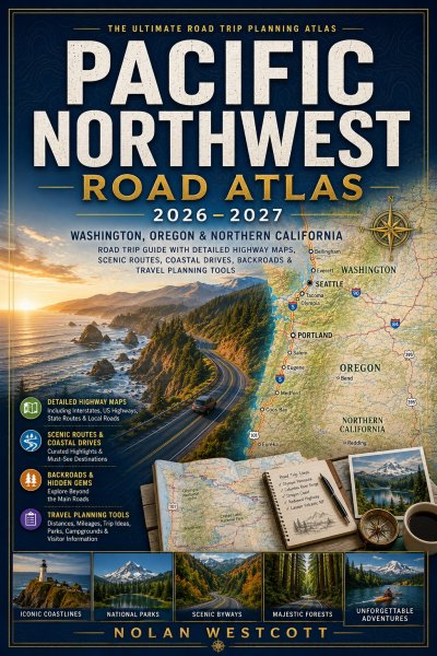 'Cover von Pacific Northwest Road Atlas 2026-2027'-Cover