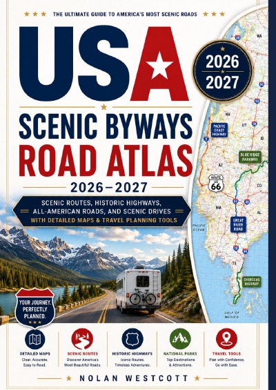 'Cover von USA Scenic Byways Road Atlas 2026-2027'-Cover