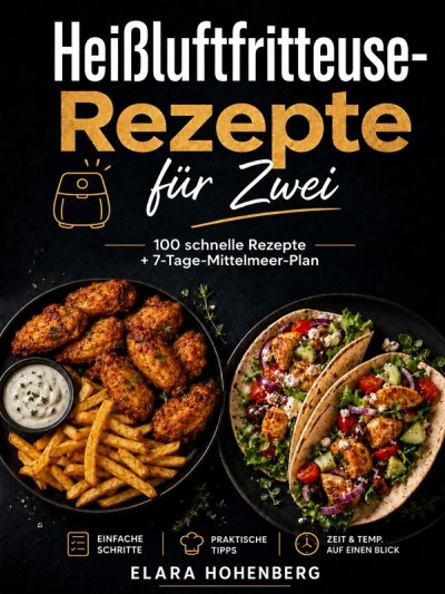 'Cover von Heißluftfritteuse-Rezepte für Zwei'-Cover