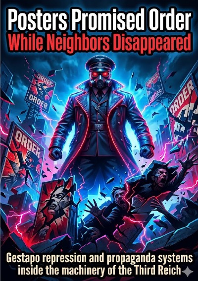 'Cover von Posters Promised Order While Neighbors Disappeared'-Cover