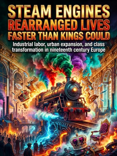'Cover von Steam Engines Rearranged Lives Faster Than Kings Could'-Cover
