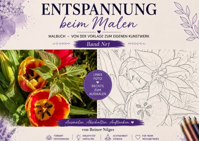 'Cover von Entspannung beim Malen'-Cover