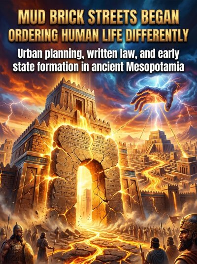 'Cover von Mud Brick Streets Began Ordering Human Life Differently'-Cover