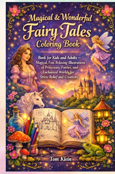 'Cover von Magical & Wonderful Fairy Tales Coloring Book'-Cover