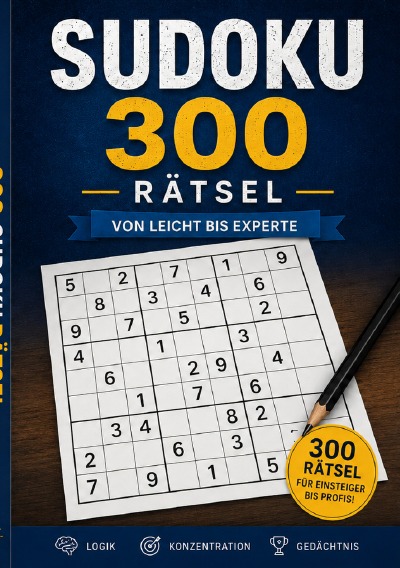 'Cover von Sudoku 300 Rätel von leicht bis Experte'-Cover
