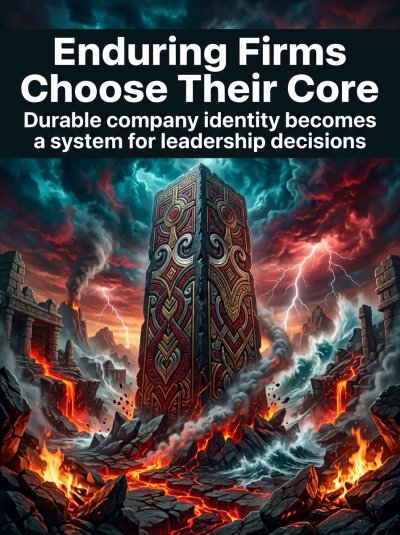 'Cover von Enduring Firms Choose Their Core'-Cover