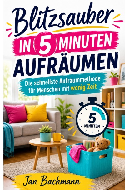 'Cover von Blitzsauber in 5 Minuten aufräumen'-Cover