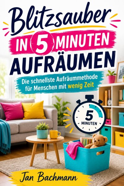 'Cover von Blitzsauber in 5 Minuten aufräumen'-Cover