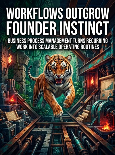 'Cover von Workflows Outgrow Founder Instinct'-Cover