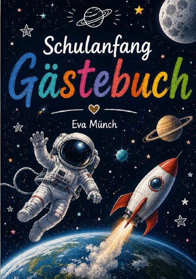 'Cover von Gästebuch Einschulung Thema Weltall'-Cover