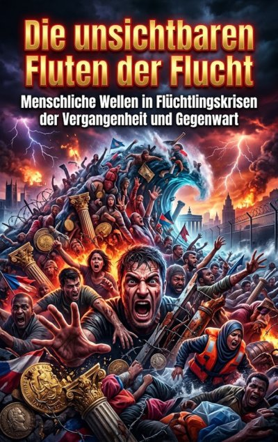 'Cover von Die unsichtbaren Fluten der Flucht'-Cover