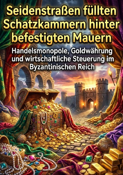 'Cover von Seidenstraßen füllten Schatzkammern hinter befestigten Mauern'-Cover