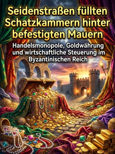 'Cover von Seidenstraßen füllten Schatzkammern hinter befestigten Mauern'-Cover