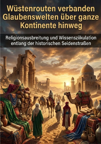 'Cover von Wüstenrouten verbanden Glaubenswelten über ganze Kontinente hinweg'-Cover