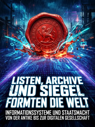 'Cover von Listen, Archive und Siegel formten die Welt'-Cover