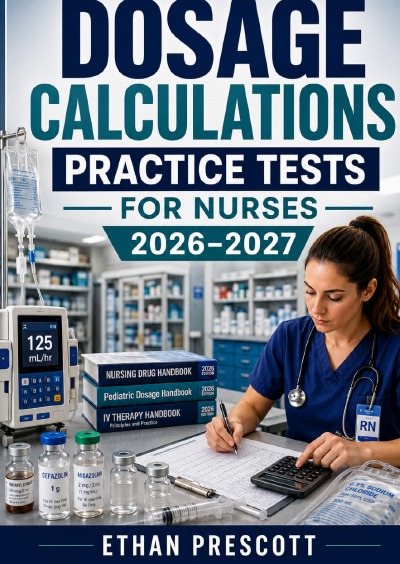 'Cover von Dosage Calculations Practice Tests for Nurses 2026–2027'-Cover