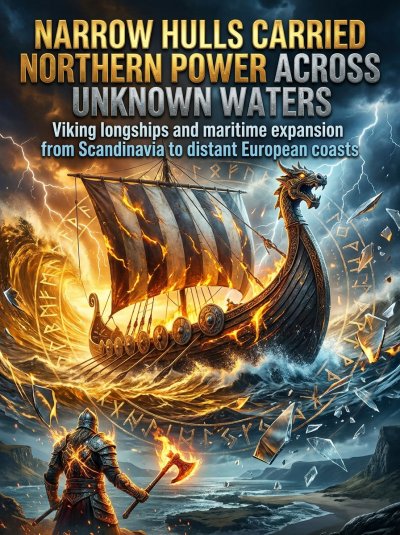 'Cover von Narrow Hulls Carried Northern Power Across Unknown Waters'-Cover