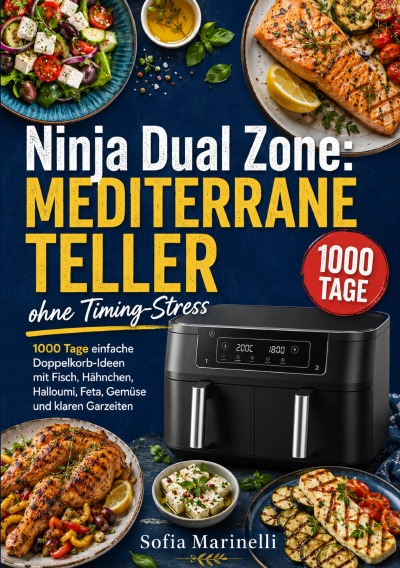 'Cover von Ninja Dual Zone: Mediterrane Teller ohne Timing-Stress'-Cover
