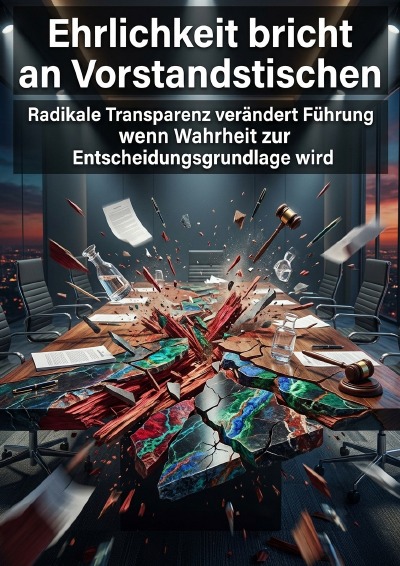 'Cover von Ehrlichkeit bricht an Vorstandstischen'-Cover
