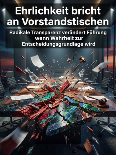 'Cover von Ehrlichkeit bricht an Vorstandstischen'-Cover