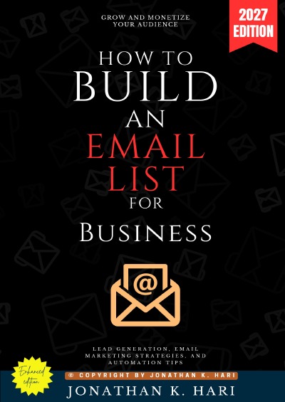 'Cover von How to Build an Email List for Business:'-Cover