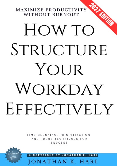 'Cover von How to Structure Your Workday Effectively:'-Cover