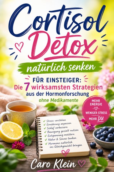 'Cover von Cortisol Detox natürlich senken für Einsteiger'-Cover