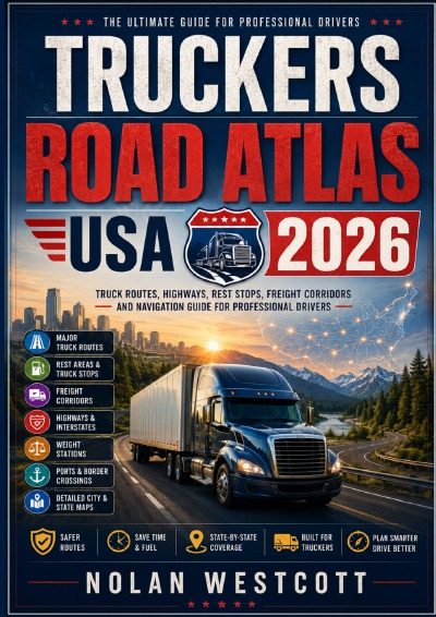 'Cover von Truckers Road Atlas USA 2026'-Cover