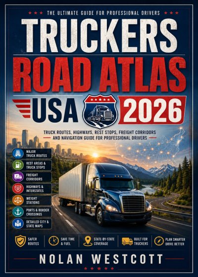 'Cover von Truckers Road Atlas USA 2026'-Cover
