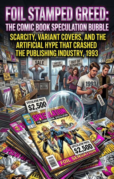 'Cover von Foil Stamped Greed: The Comic Book Speculation Bubble'-Cover