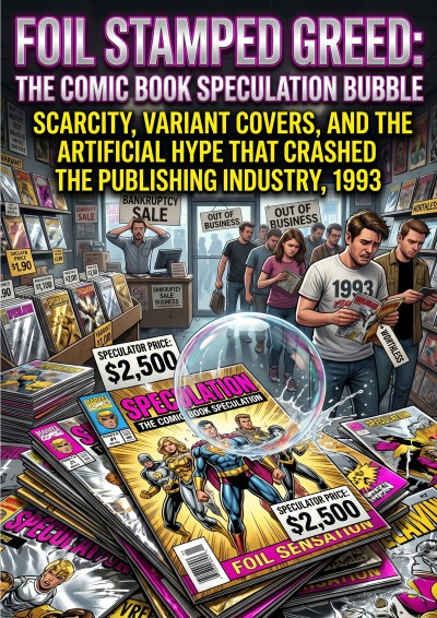 'Cover von Foil Stamped Greed: The Comic Book Speculation Bubble'-Cover