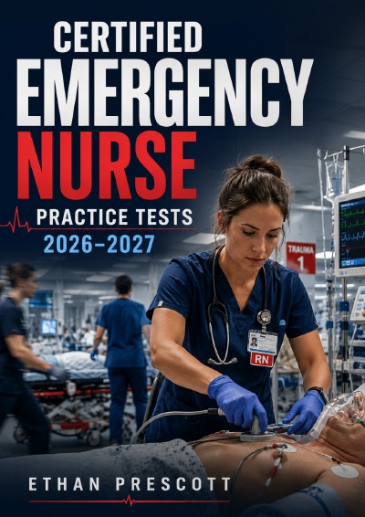 'Cover von Certified Emergency Nurse Practice Tests 2026–2027'-Cover