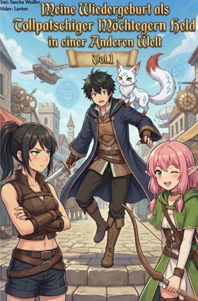'Cover von Meine Wiedergeburt als Tollpatschiger Möchtegern Held in einer anderen Welt Vol.1'-Cover