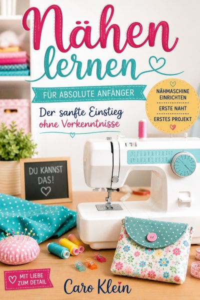 'Cover von Nähen lernen für absolute Anfänger'-Cover